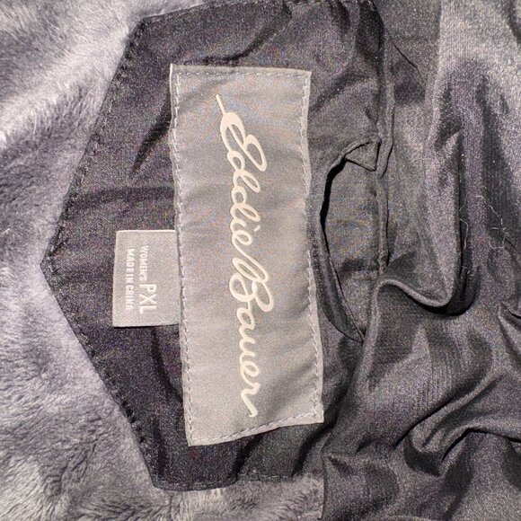Eddie Bauer Black Sun Valley Down Jacket Size PXL - Picture 7 of 9